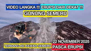 Scary Mount Semeru Crater Up Close After The November 2025 Eruption