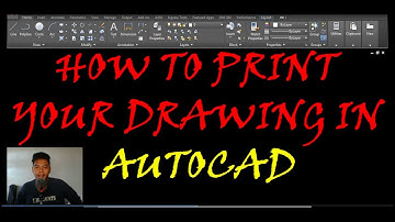 AUTOCAD TUTORIAL - HOW TO PRINT / PLOT YOUR DRAWING IN AUTOCAD