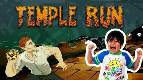 tag with Ryan Vs temple run running gameplay