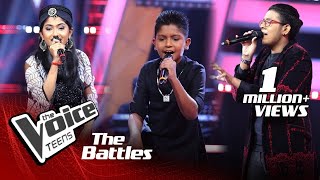 The Battles : Janith Kalhara V Madhuvy Vaithialingam V Oluka Dinel | Sa Ni Dha Pa | The Voice Teen