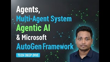 Agents, Multi-Agent Systems & Agentic AI Explained | Microsoft AutoGen Framework Intro