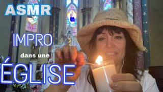 ASMR FR | 💒IMPRO BLABLA dans une ÉGLISE( tapping~hand- movements) screenshot 5