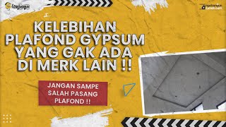 KELEBIHAN DAN KEKURANGAN PAKE PLAFON GYPSUM !!