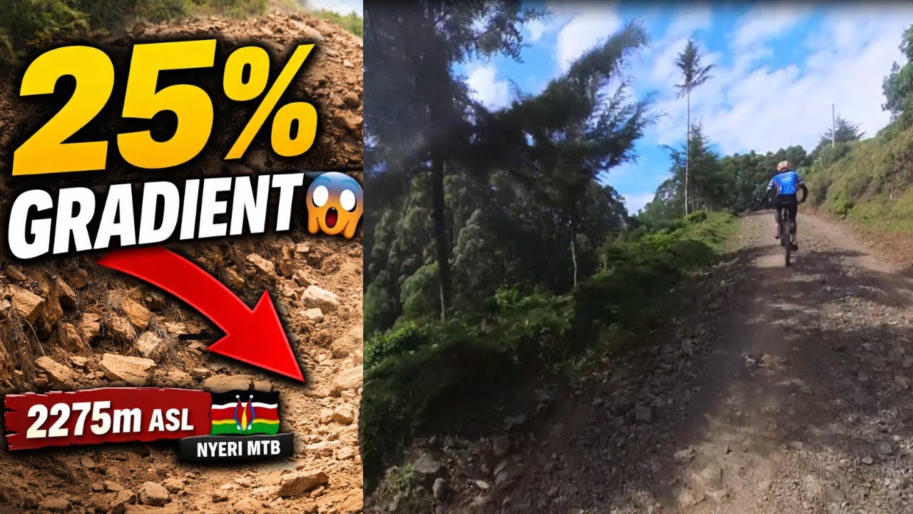 Brutal MTB Climb to 2,275m ASL + Insane 65km/h Rocky Descent | Nyeri Off-Road Ride