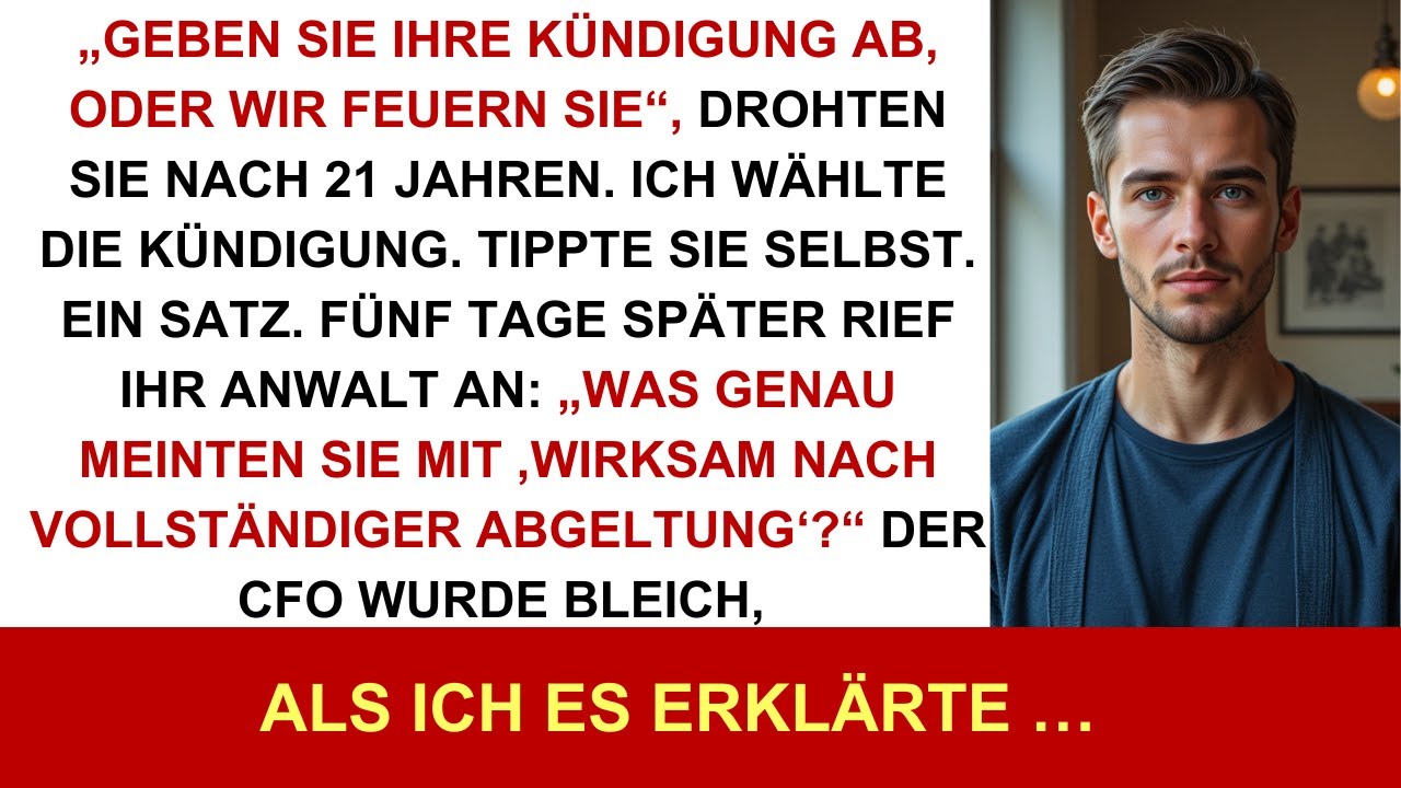 Sie zwangen mich nach 21 Jahren zum Rücktritt – großer Fehler. Ihr Anwalt ruft nonstop an.