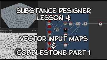 Substance 3D Designer Tutorials: Vector input and Cobblestone part 1