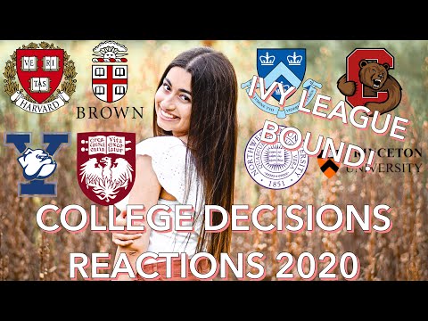 College Decision Reactions 2020: 6 Ivies and 18+ schools || Cecile S