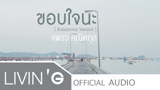 ขอบใจนะ [Bossanova Version] - แพรว คณิตกุล [Official Audio] chords