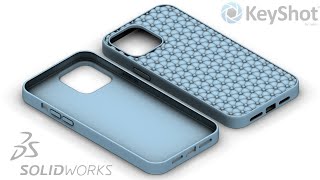 Exercise 31: How to make an 'iPhone 13 Back Cover' in Solidworks 2018 | Chesterfield Pattern