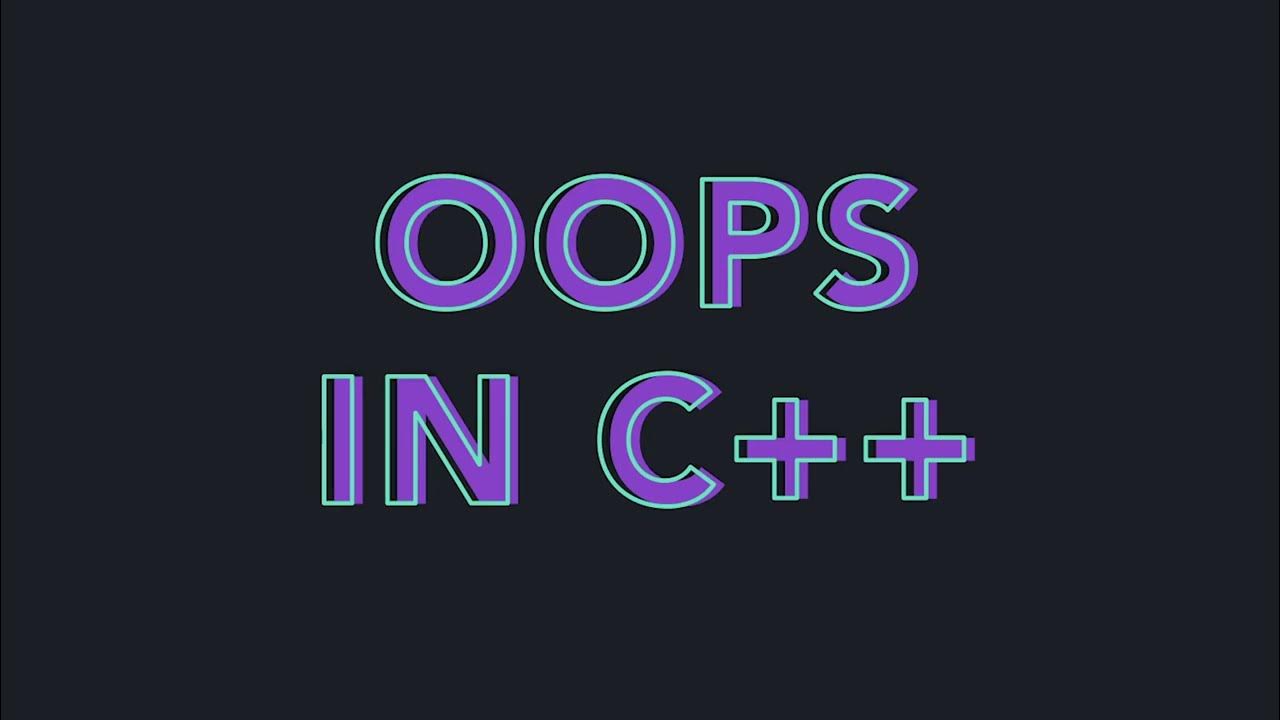 Object Oriented Programming in C++ | Important Concept | Lecture 21.1 ... image.