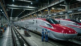 Japan’s 320km/h Red Dragon: Inside the Most Advanced E6 Shinkansen Factory