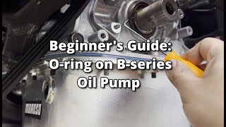 How to Replace the O-Ring on Your B-Series Oil Pump (Engine In Car)