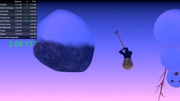 Getting Over It with Bennett Foddy - 3m 44s Speedrun