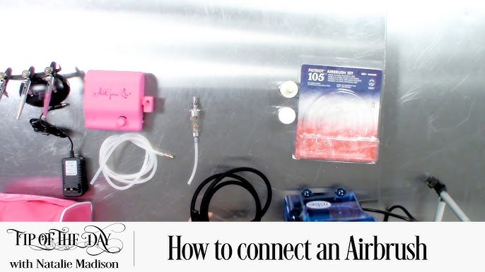 Connect an airbrush to your shop compressor 