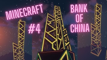 Minecraft: Bank of China Skyscraper Tutorial (Part 4)
