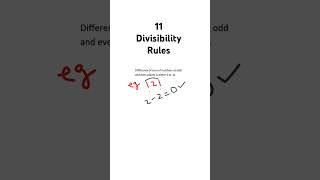 11 divisibility rules for all competitive exams