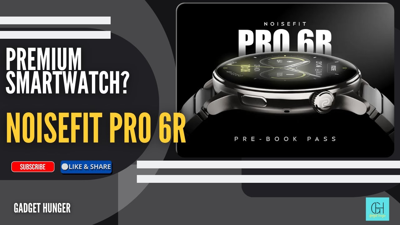 NoiseFit Pro 6R Review 🔥 Premium Smartwatch with AMOLED & GPS?