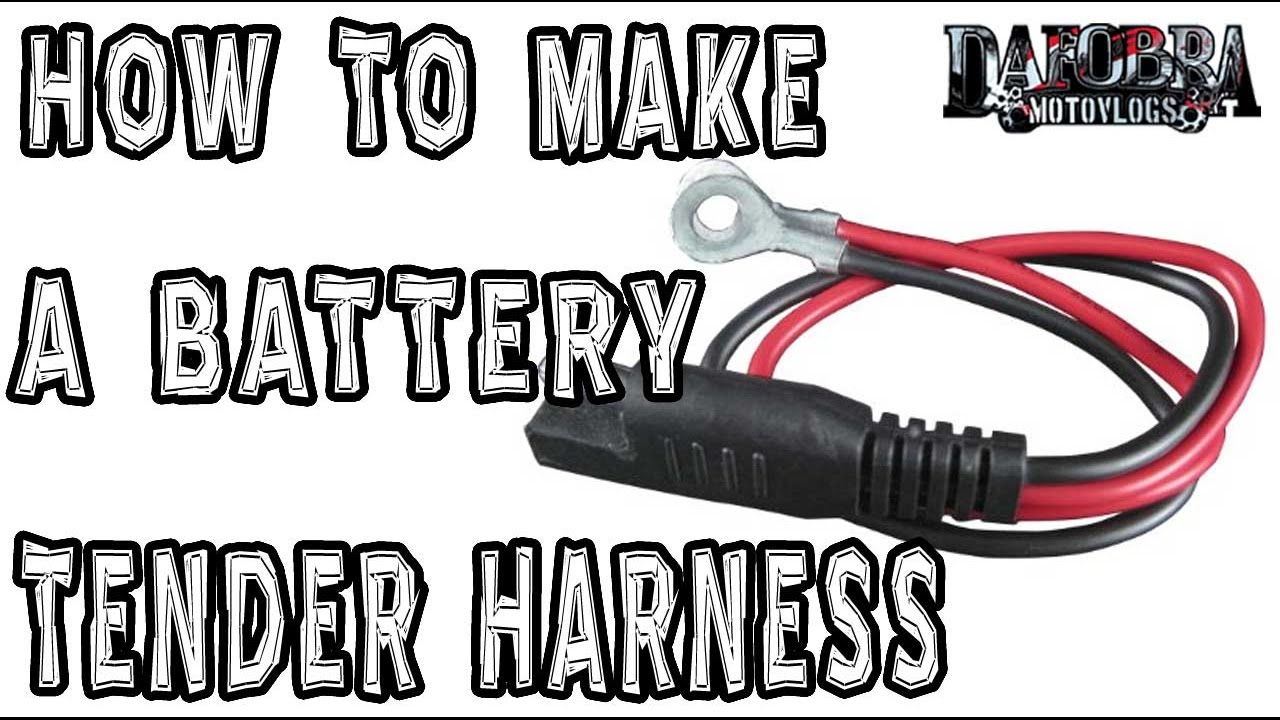 Making a Battery Charging Harness for Your Motorcycle - YouTube | Battery Tender Wiring Harness | | YouTube