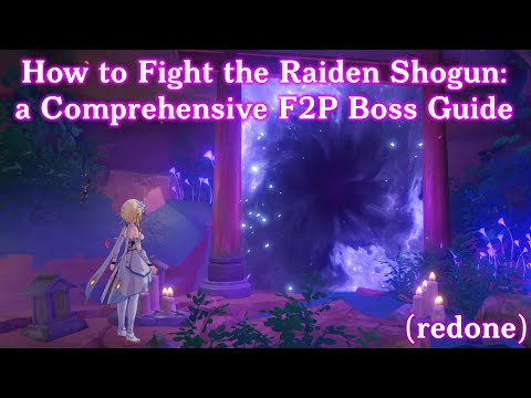 How to Fight/Cheese the Raiden Shogun "Guardian of Eternity" Weekly Boss, 100% F2P