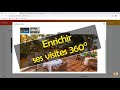 Amliorer et enrichir une visite virtuelle 360 degrs  tutoriel logiciel en ligne klapty