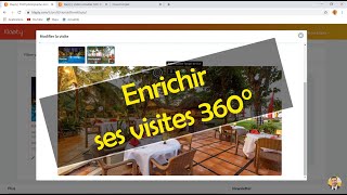 Améliorer et enrichir une Visite Virtuelle 360 degrés | Tutoriel logiciel en ligne Klapty