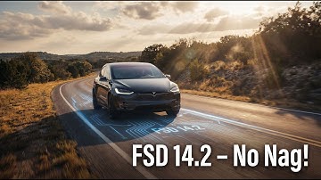 Tesla FSD 14.2 First Drive Test! Tron Mode, Parking, Texting While Driving & Garage Fail