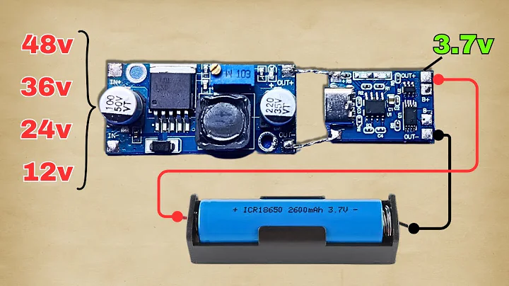 Lithium Battery Charger | 48v to 3.7v Converter | Tp4056 | 3.7v Charging Module
