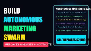 Build an Autonomous AI Marketing Swarm in Python for $0 (Replaces $2,500/Mo Agencies & Hootsuite)