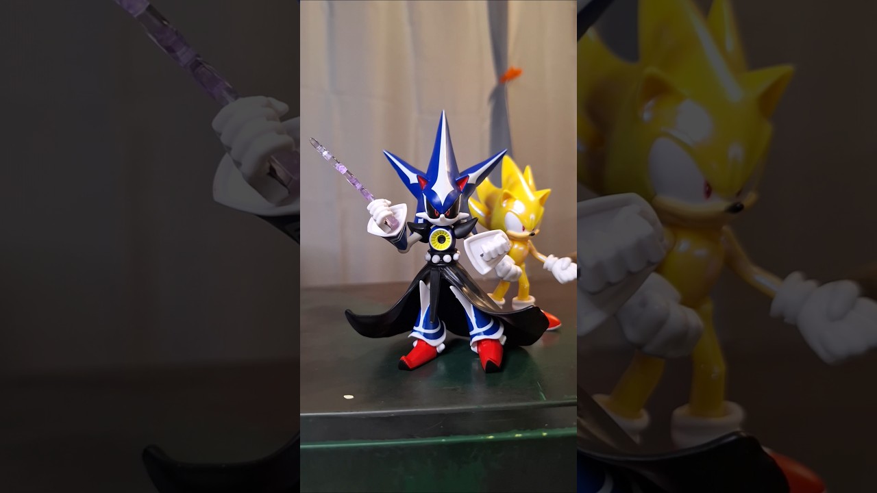 Jakks Pacific 4" Neo Metal Sonic Figure Unboxing