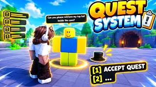 📜Advanced QUEST SYSTEM (DOWNLOAD) - Roblox Studio