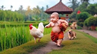 little monk 🥰😘 so cute baby monk😍😍##little #viralvideo #viral #babymonk #funny #shortvideo #cutebaby