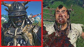 【グロ注意】Ghost of Tsushima 黒い侍による斬首、手足切断、暗殺 screenshot 2