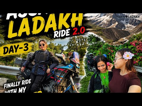 Day-3|| Kon Aya Hai Mere Sath Ride Pe || Assam- Ladakh Ride 😍