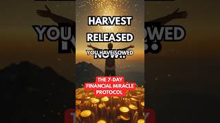 Day 2 Command Your Financial Harvest To Manifest NOW | 7 Day Financial Miracle Protocol #shorts