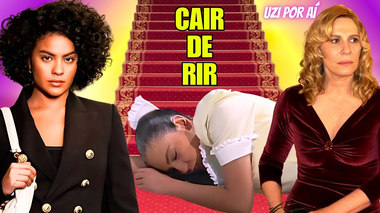 MELHOR QUE NO ORIGINAL?🪜AS QUEDAS DE ESCADA DAS NOVELAS 🤣🤣