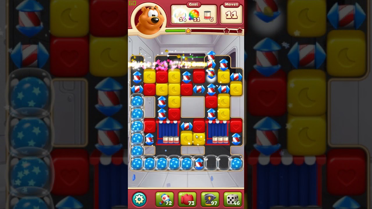 Toon Blast level 1221