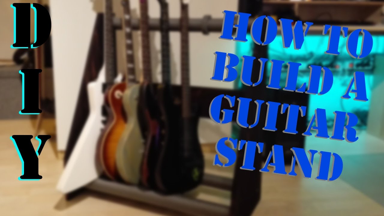 How To Build A Guitar Stand Do It Yourself Without Busting The Bank Youtube