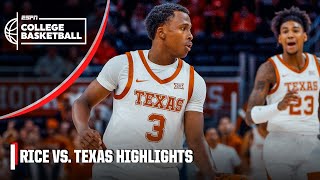 Rice Owls vs. Texas Longhorns | Full Game Highlights