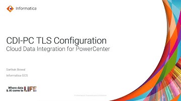 TLS Configuration for CDI-PC
