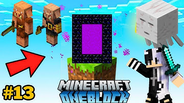 We Went Nether In OneBlock #13 || Minecraft || Oneblock || T.D.Slayer