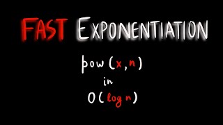 Fast Exponentiation | Power Function in O(logn)