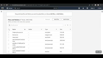 Upload published angular content in the S3 bucket