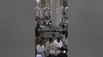مقتطف من تلاوة الشيخ #صلاح_البدير من صلاة المغرب 1 ذو القعدة 1446هـ.