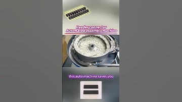 Header connector Automated assembly machine | #assemblymachine #machine #automatedsolutions