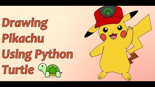 How to draw Pikachu using python turtle  #viral #coding #amazing