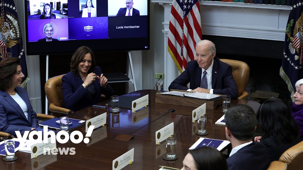 President Biden meets with his Investing in America Cabinet - YouTube