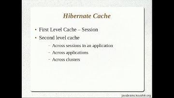 Hibernate Tutorial 32 - Cacheing in Hibernate : By Koushik Java Brain