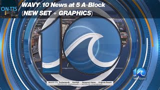 (#181) WAVY: 10 News at 5 A-Block (NEW SET + GRAPHICS)