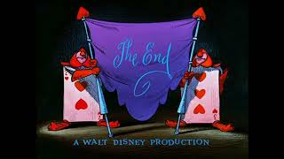 THE END A WALT DISNEY PRODUCTION ALICE IN WONDERLAND (1951)