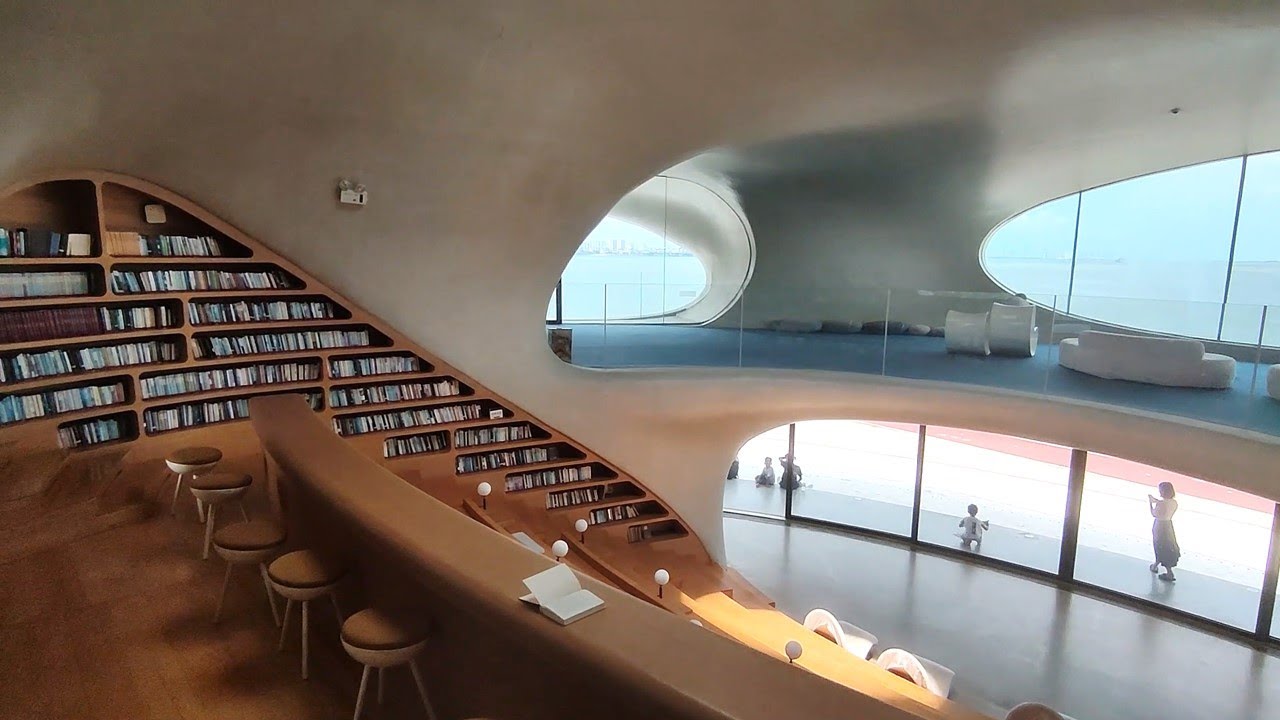 [GO Play] China Haikou 中国海口 Yundong Library 云洞图书馆 Amazing Architecture ...